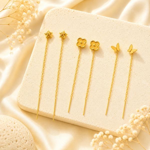 18k Tiktak Earrings