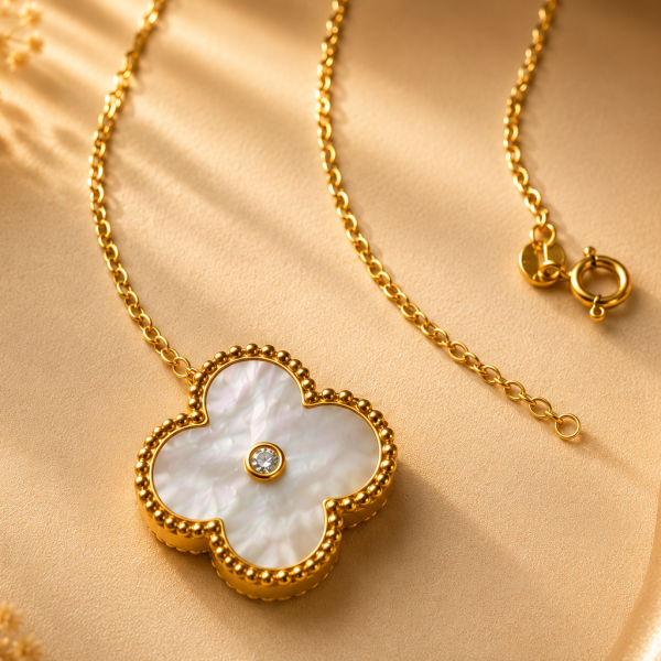 18K Clover Necklace